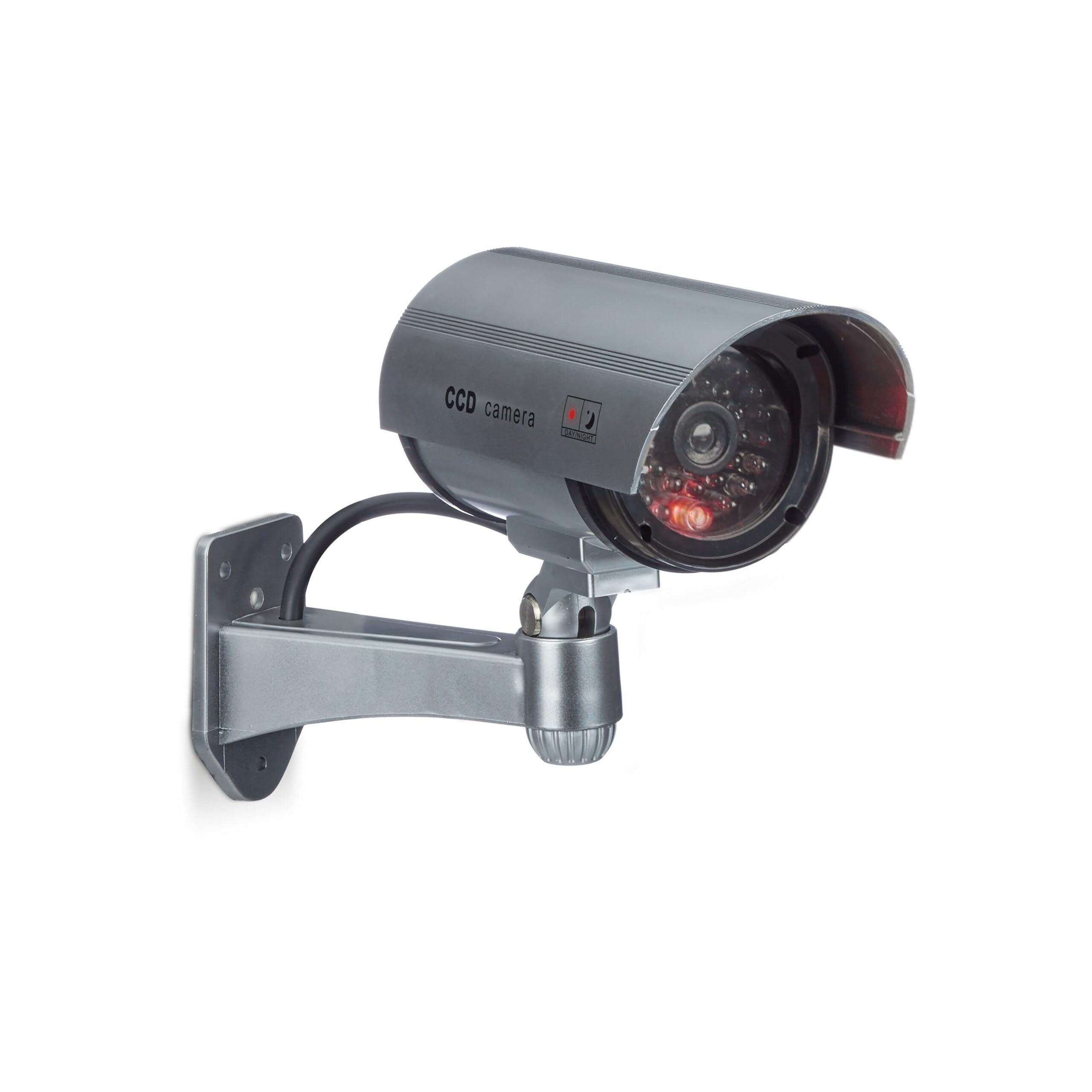 8 x Dummy Kamera im Sicherheits Set, CCD Kamera mit LED, schwenkbare Sicherheitskamera, für außen und innen, drahtlos
