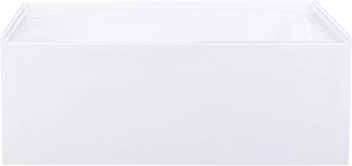 Miniatura 13 de Voltaire - Bañera de alcoba de drenaje a mano derecha de 60 x 32 pulgadas con delantal en bisque Bisqué Beige