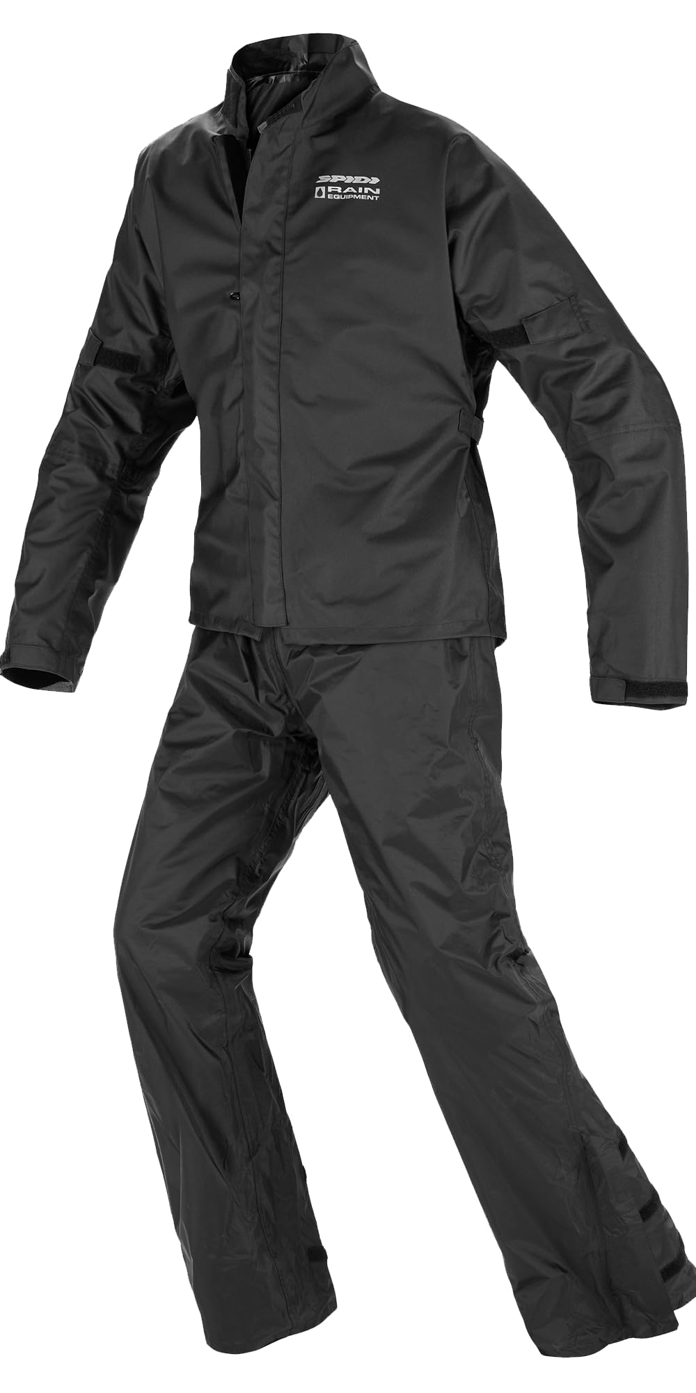SPIDI Basic Kit Completo Antipioggia da Moto (Black, M)
