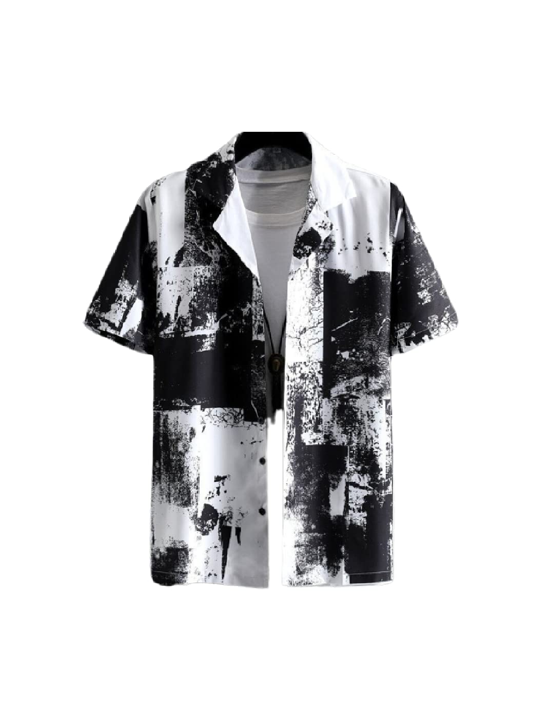 Uiriuy Funky Printed Shirt for Men