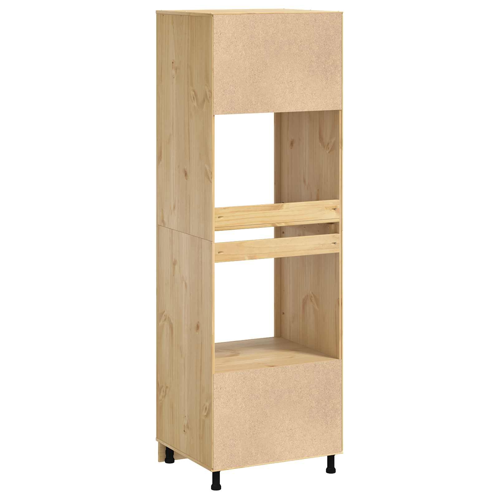 Armario de madera maciza de pino marrón miel 66 x 58 x 207 cm | Forma rectangular, diseño moderno, mucho espacio de almacenamiento, para sala de estar