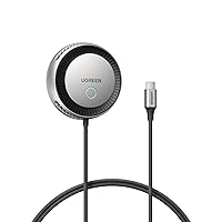 UGREEN MagFlow Pro Caricatore Wireless iPhone Magsafe, Qi2 25W Certificato Ricarica Rapida