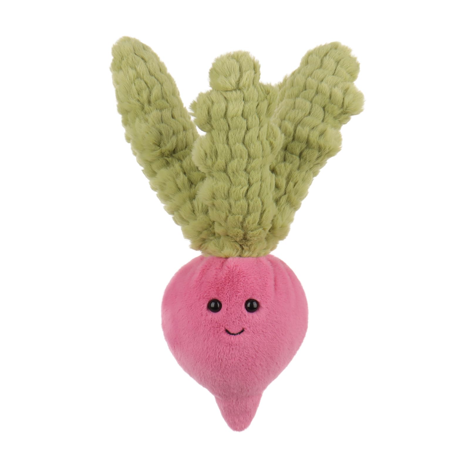 Apricot Lamb Red Radish Plush Stuffed Animals for Kids, Soft Cute Plush Toys for Baby Girl and Boy, Fluffy Red Radish