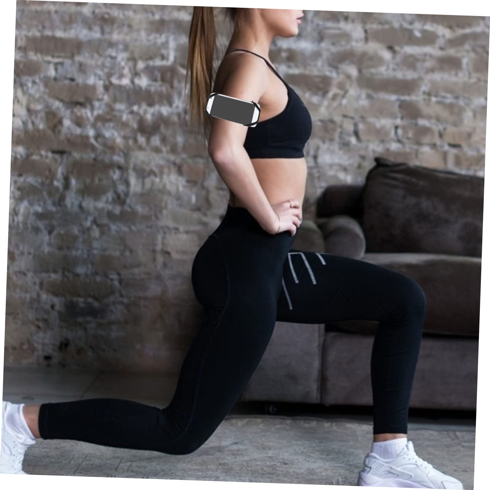Operitacx 3 Set Braccio Rotante per Smartphone Marsupio Sportivo per Attività Compatibile con Nero Design e Traspirante
