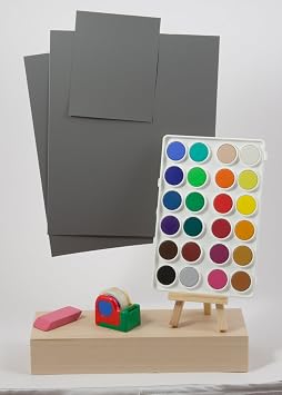 R-27, 18% Gray White Balance and Exposure Control Card Set, of Three Cards, Two 8x10 One 4x5