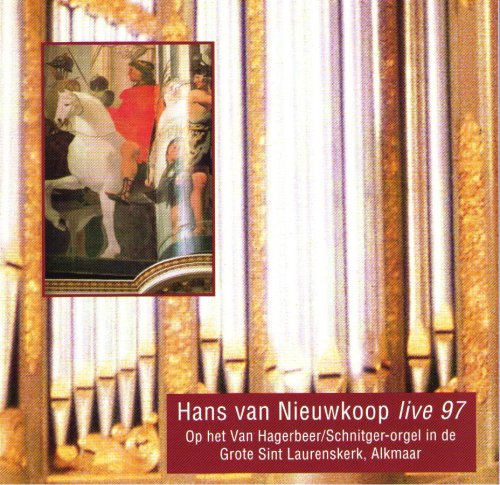 Hans van Nieuwkoop live 97: Bach: Contrapunctus I from "The Art of Fugue," BWV 1080; Concerto in G, BWV 571; Piece d'Orgue, BWV 572 / Welmers: Licht en Donker II (Light and Darkness II), Te Deum / Weckmann: Magnificat II toni / van Noordt: Psalm 6 / Liszt: Variations on "Weinen, Klagen, Sorgen, Zagen"