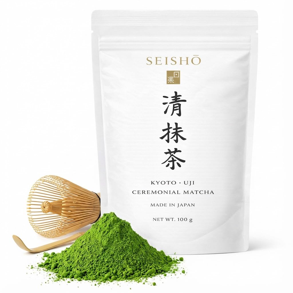 Matcha Society Ceremonial Matcha – 200 g Reines Matcha Pulver aus Japan – Ceremonial Grade Grüntee aus Uji, Kyoto – Fein Gemahlen – Laborgeprüft