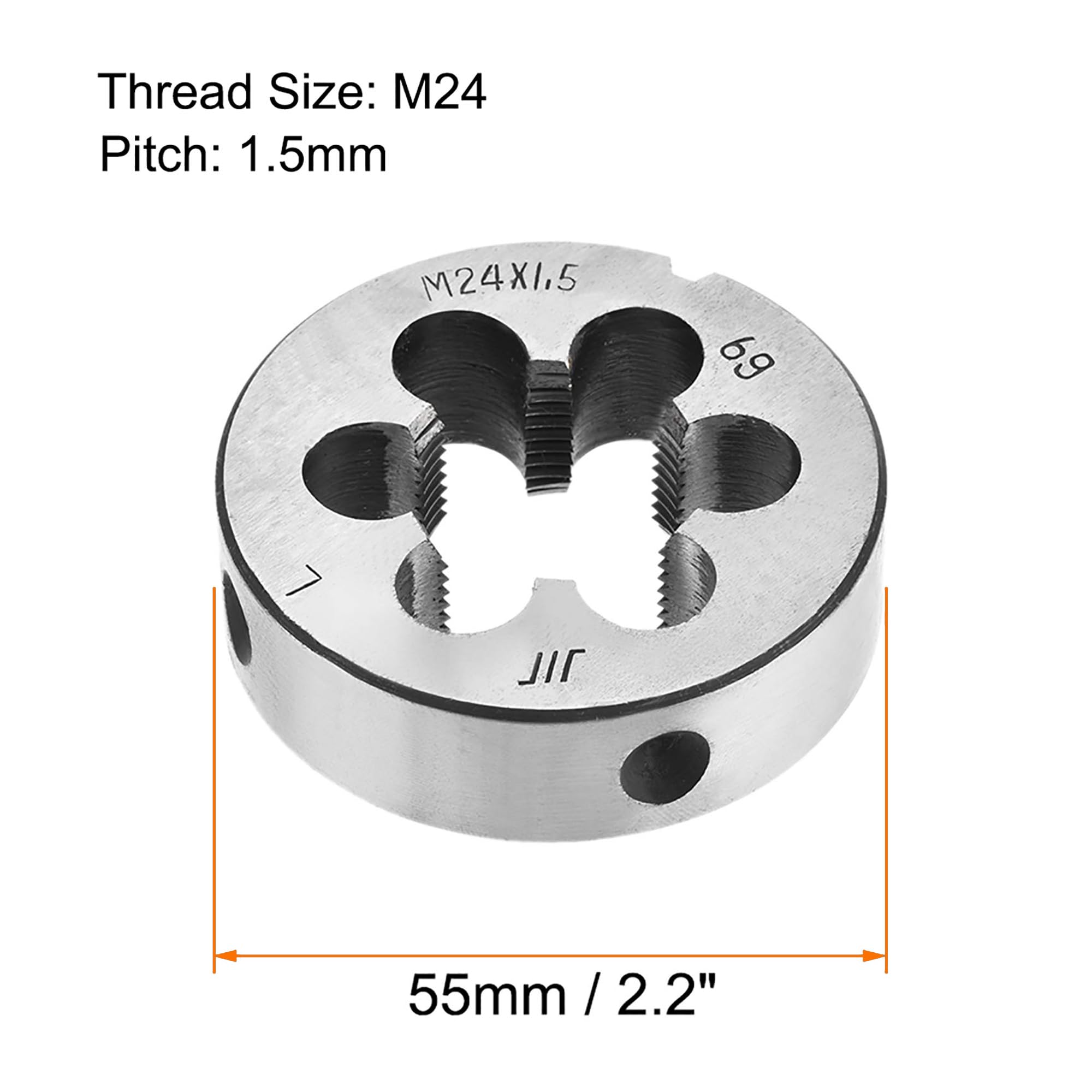 TA-VIGOR 1pc M24 x 1.5 Metric Adjustable Threading Die - Image 2