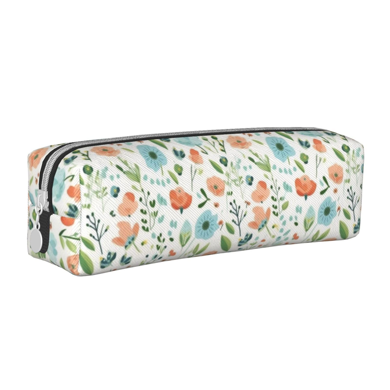 TumzfhQFlower Pencil Pouch Big Capacity with Zipper Pen Case Bag Coin Pouch Holder Box for Office School