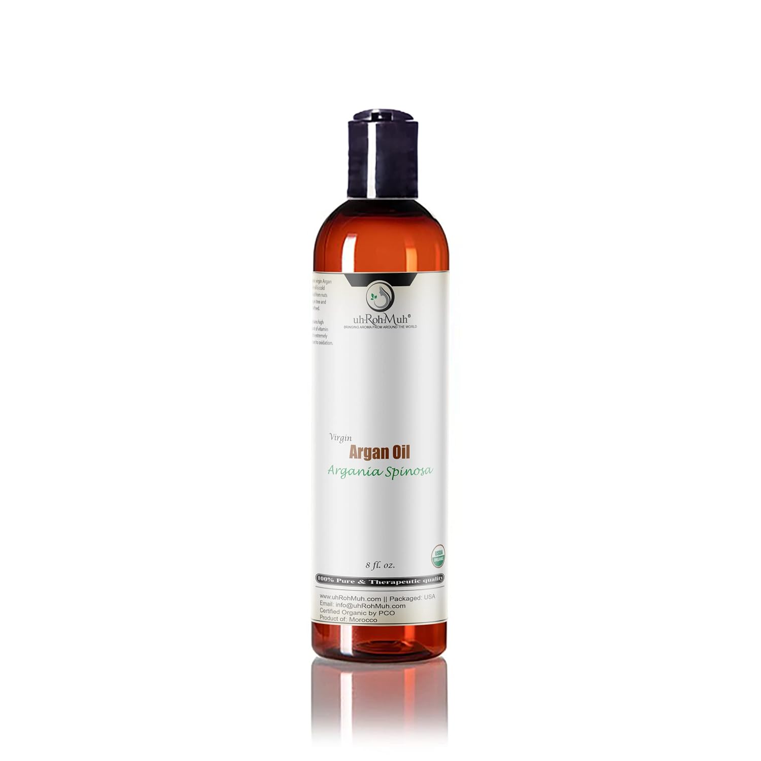 Argan Nut Oil - Certified Organic Virgin || Origin Morocco (8 fl oz)