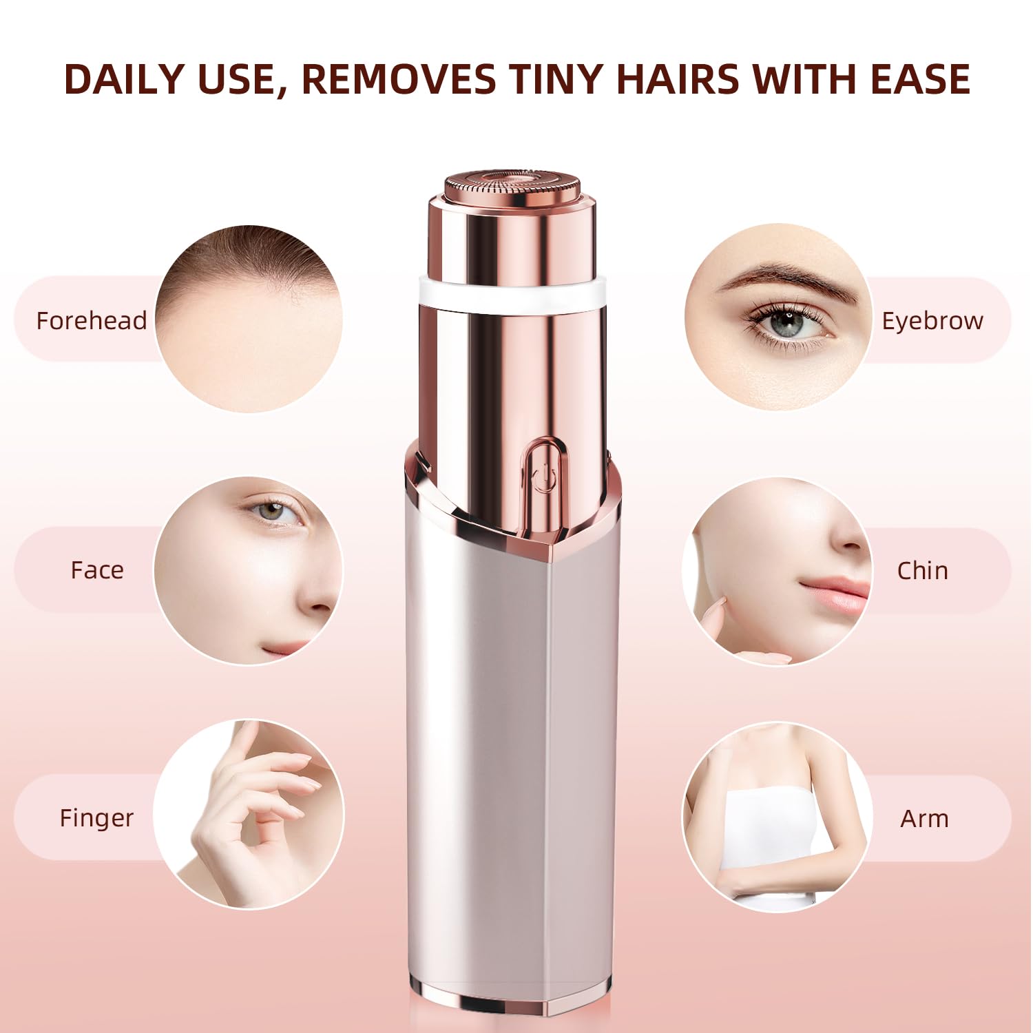 Amazon.com : 7D24HCARE Facial Hair Remover for Women, Rechargeable