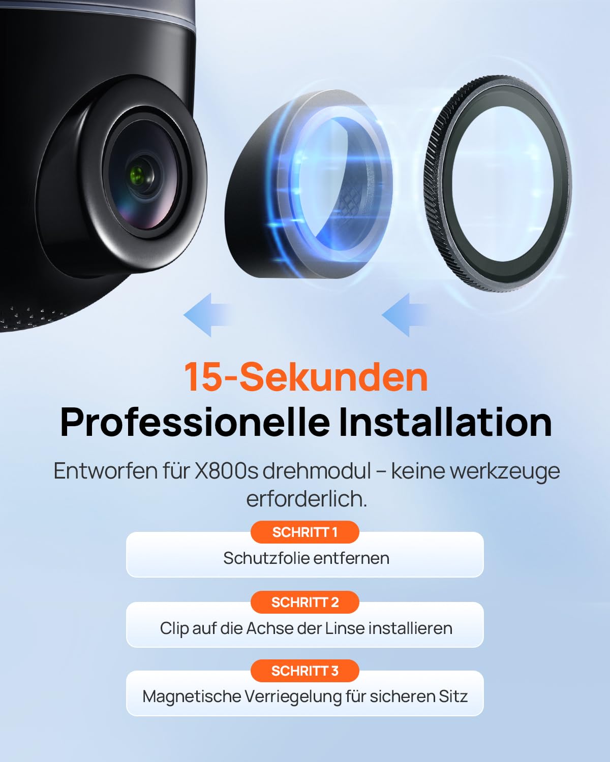 70mai CPL-Filter Zirkular-Polarisationsfilter für 70mai Dash Cam 4K Omni (X800), Blendfreie polarisierende Linse mit Snap-On-Design, Kratzfest und verbessert die Klarheit.