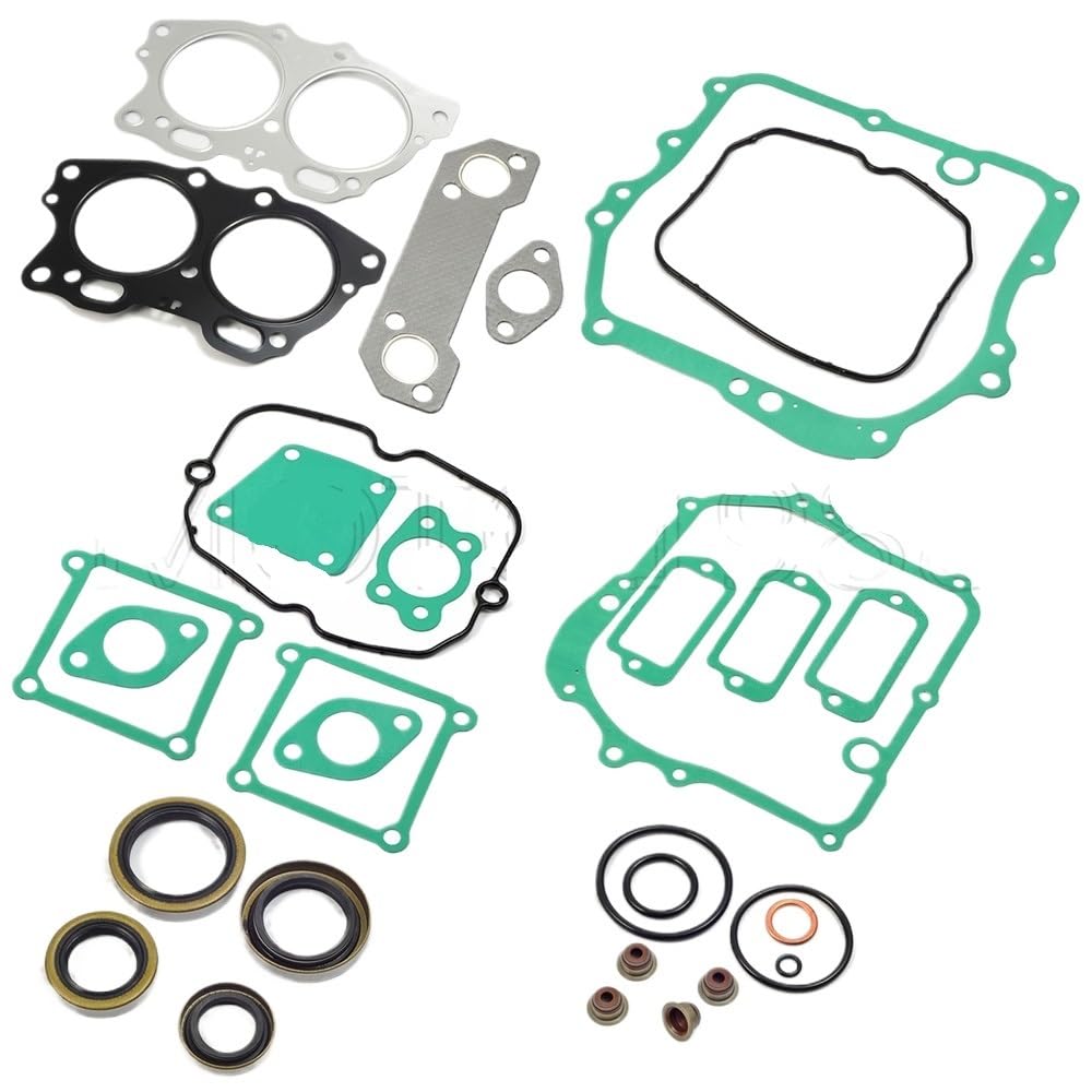 Pistone Anello Guarnizione di Tenuta di Aspirazione Scarico Molla Fermi Valvola Pinza Custodi Misura Per Fuji Robin 295cc EH29C Golf Cart MIC 91-02 Kit di modifica cilindro moto