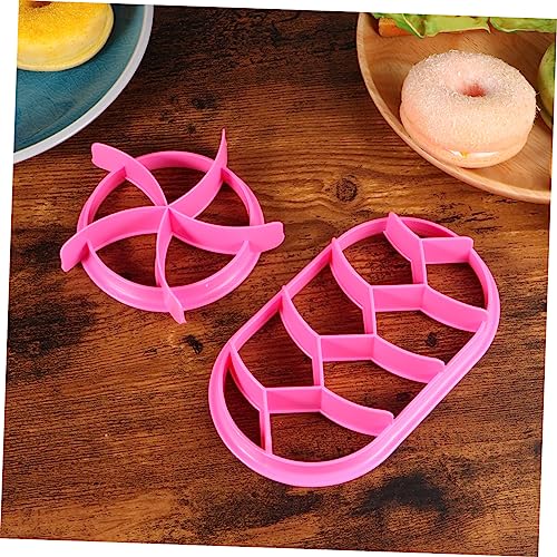 Molde para pan y pastelería 2 piezas color rosa miniatura 4