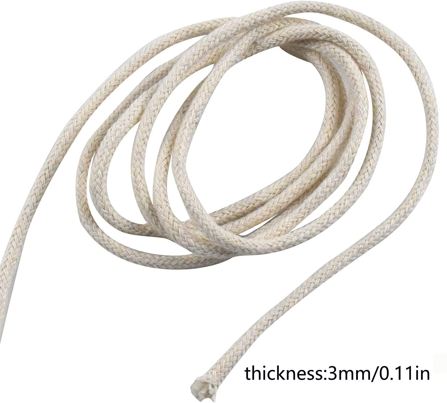 WGFOIP 7Pcs Mèches De Lampe à Huile, Mèche De Remplacement En Coton Mèches De Rechange Lanterne Pour Torches, Lampe à Pétrole