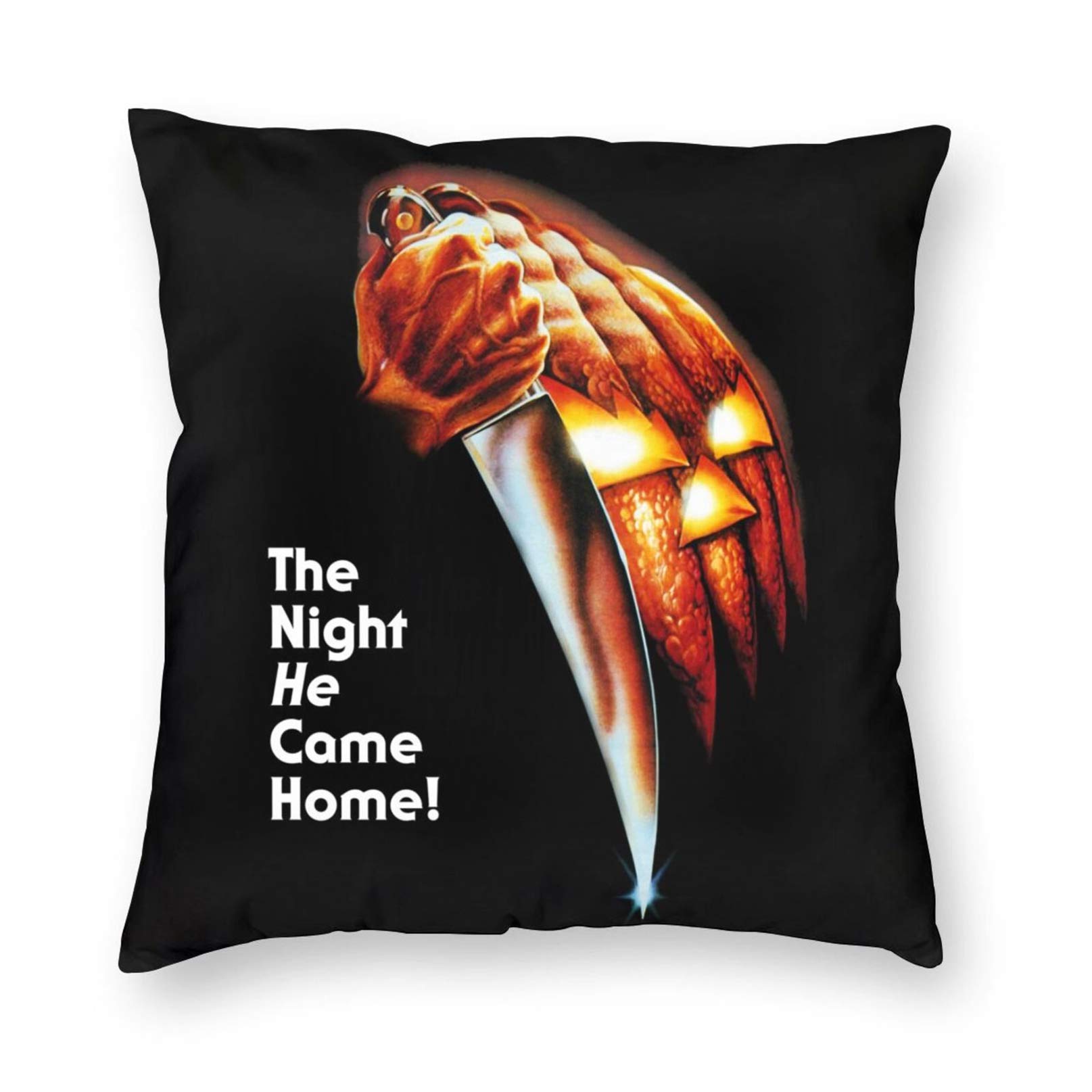 Michael Myers Halloween Decorations Throw Pillow Covers Cushion Cases for Couch Sofa Bed Living Room Decor 18 X 18 Inch