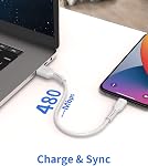 1ft iPhone Charger Cord Short, 5Pack USB to Lightning Cable Compatible with Apple iPhone 13 12 11 Pro Max Xs Xr X 8 7 6 Plus 5 SE, iPad Air/Mini, Charging Stations