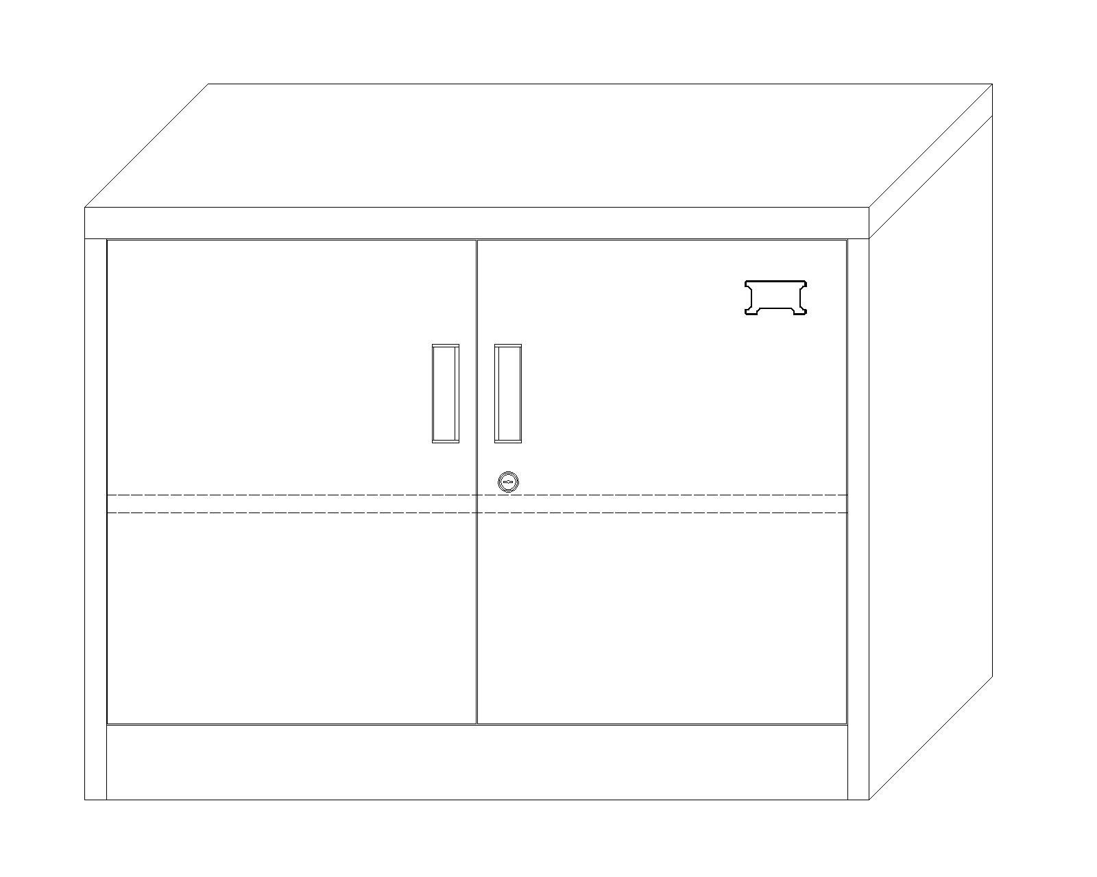 Jet-Line Saratow Armadio per pratiche/attrezzi, grigio scuro/bianco, per magazzino, ufficio, officina