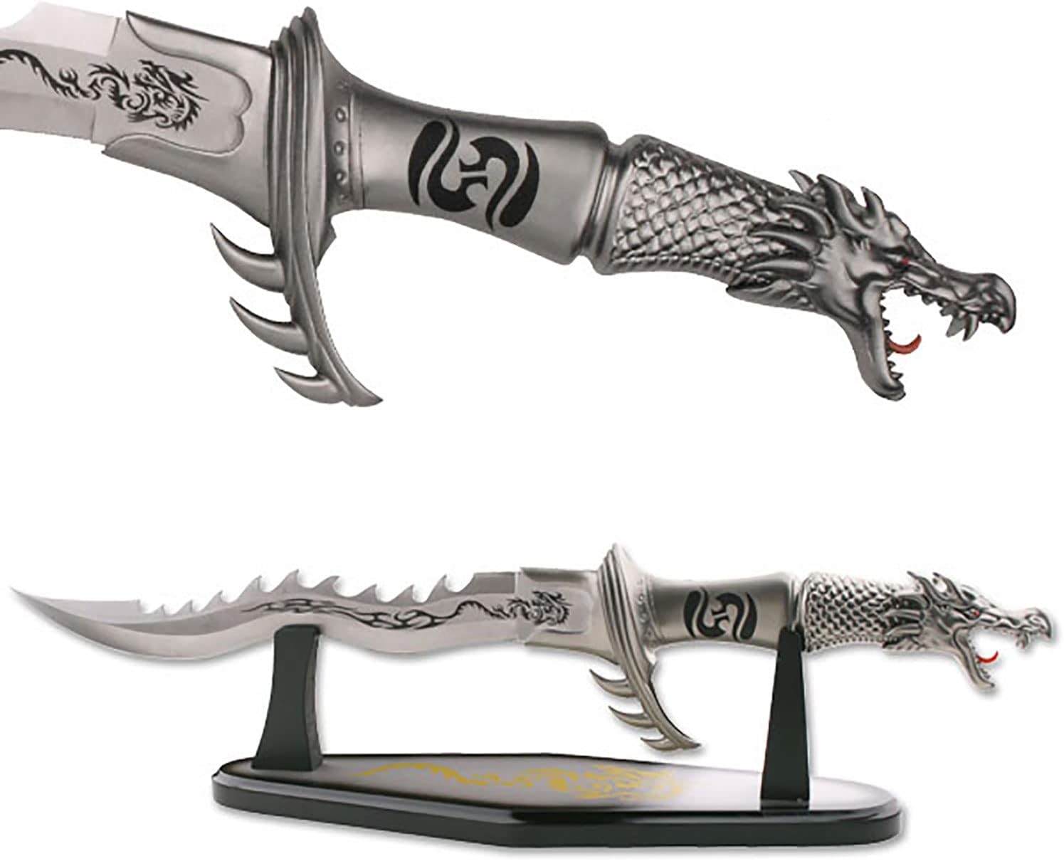 Fantasy Master – Fantasy Dragon Knife Display with Stand