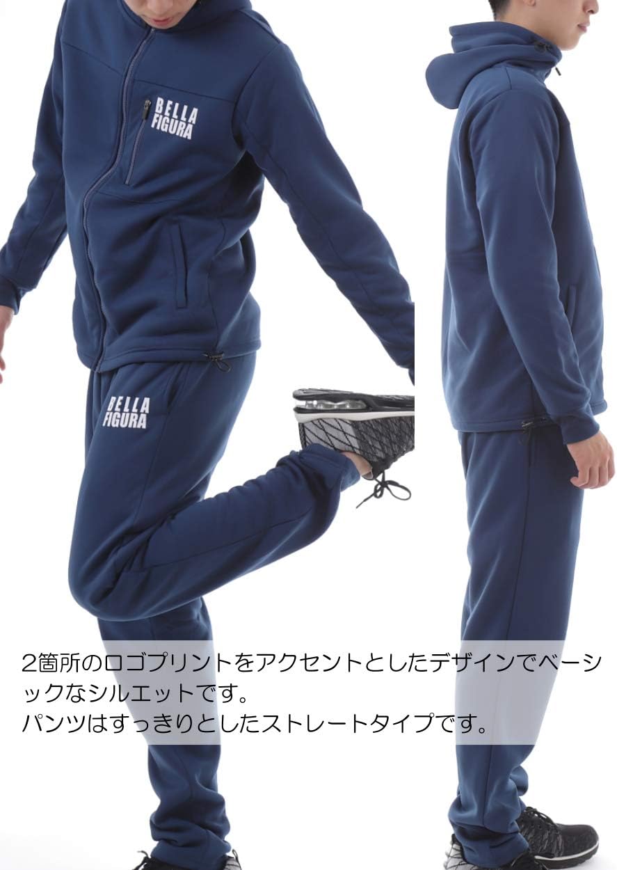 [Alor21Sports] [BELLA FIGURA] スウェット ジャージ 大きいサイズ 上下セット 裏起毛 パーカー 裏ボア あったか 秋 冬 |