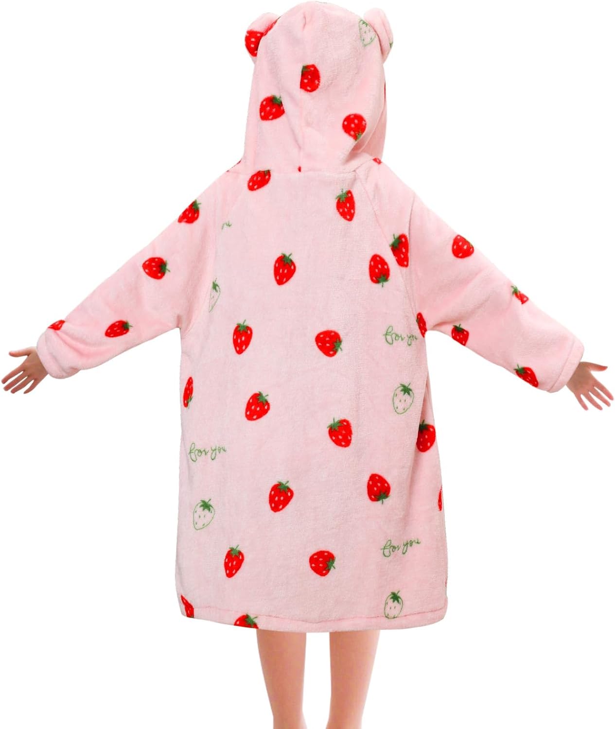 Redair Kids Wearable Blanket Hoodie Boys Girls Comfort Hooded Blanket Sweater with Pocket Cute Birthday Gifts 2-10Y - Image 3