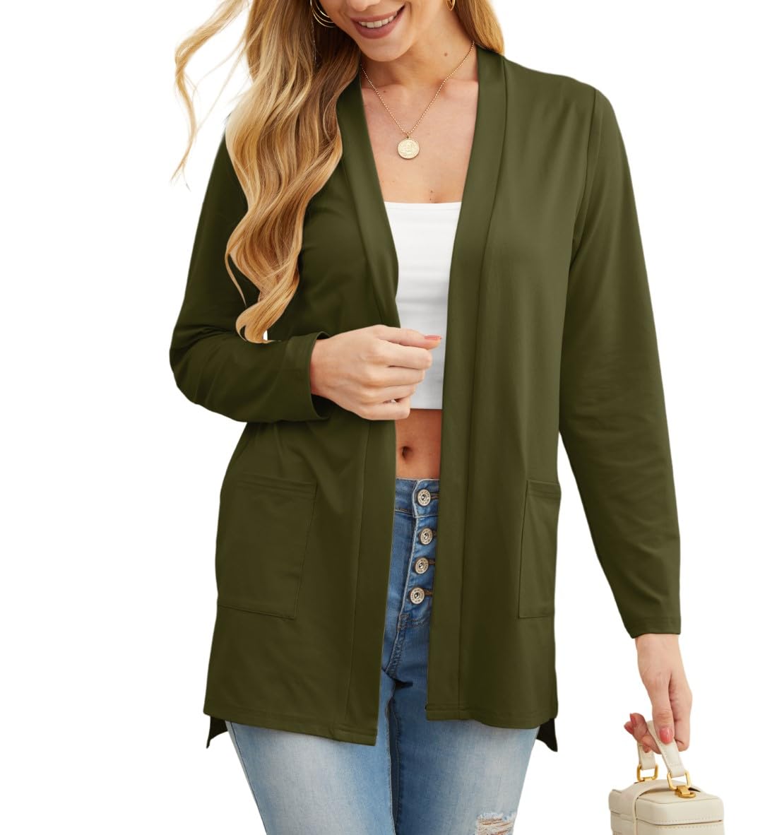 Perrin™ - Cardigan élégant à boutons latéraux - Tendance Montreal Perrin™ - Cardigan élégant à boutons latéraux - Tendance Montreal