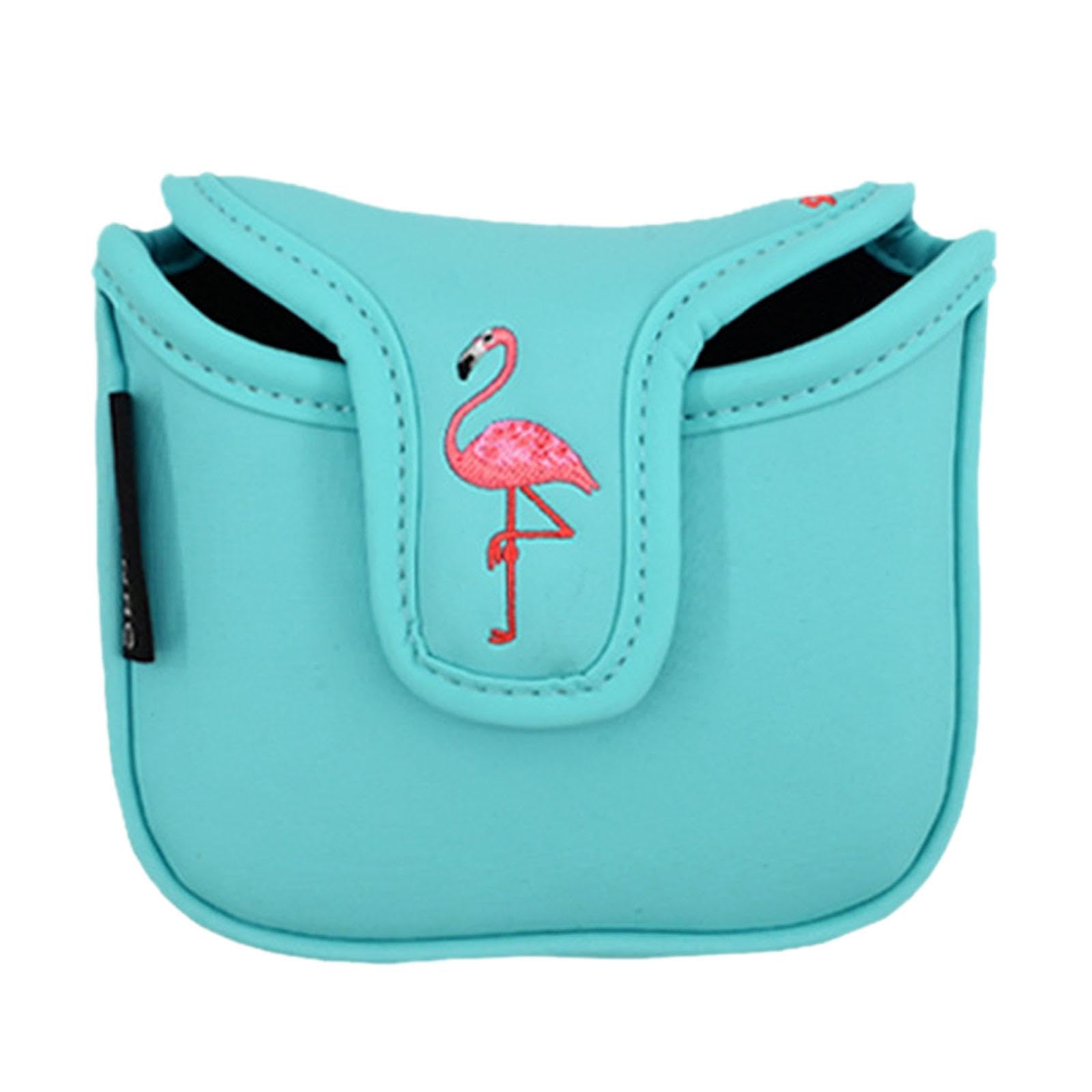 Golf Mallet Putter Headcover Club Kopf Schutz PU mit Magnetverschluss Und Weichem Futter für Damen für Outdoor Nutzung Freizeit