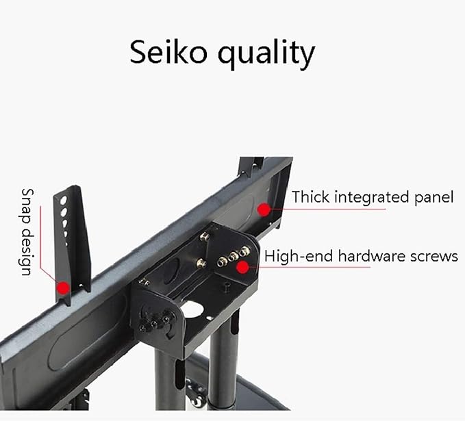 Soporte móvil para TV con ruedas - Ajustable 0-90° - Ideal para salas de conferencias miniatura 4