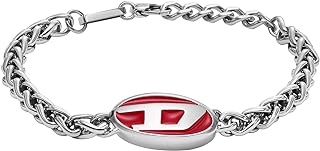 ディーゼル ステンレスブレスレット メンズ, One Size, ステンレス鋼, 宝石なし。