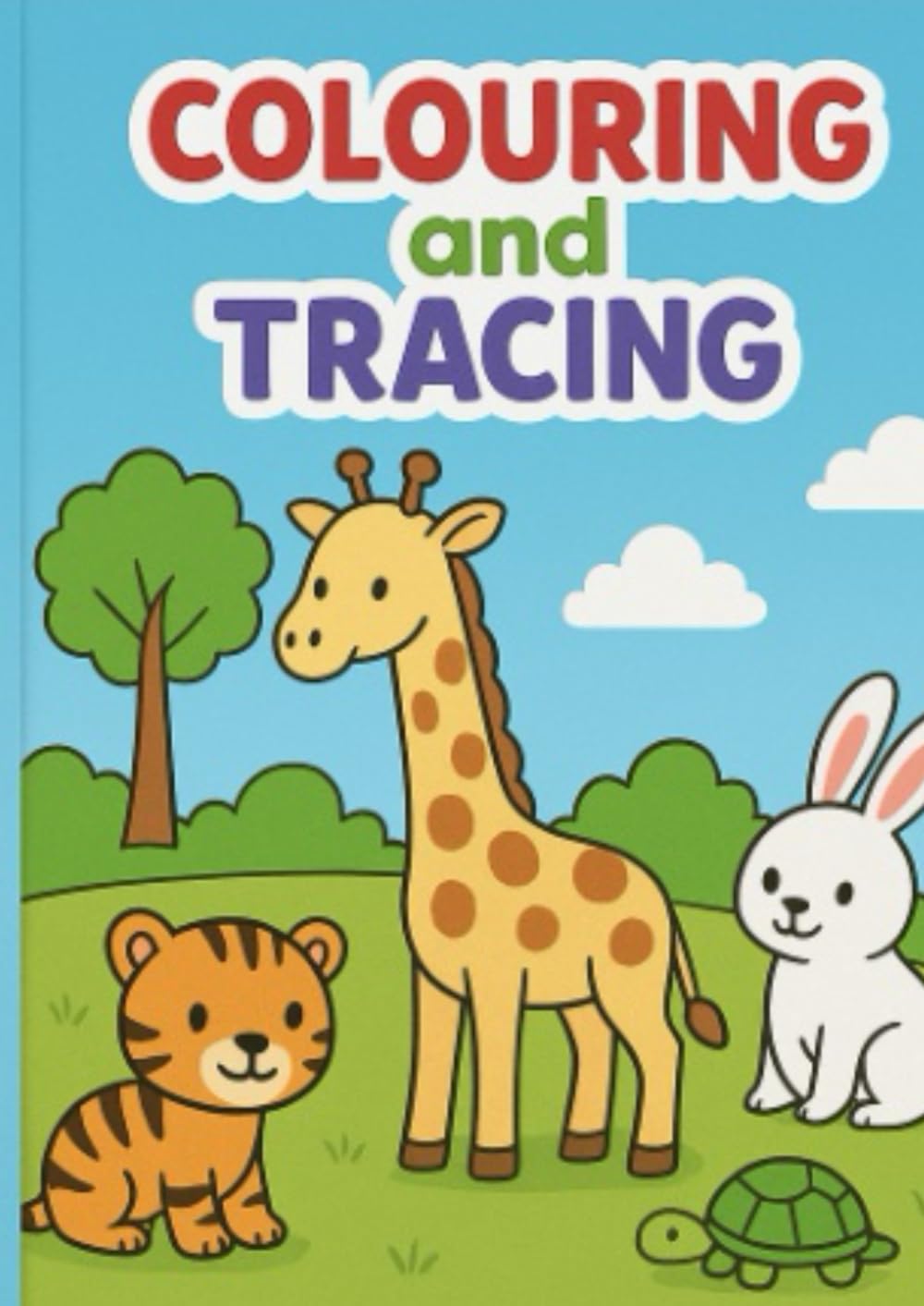Colouring and Tracing Animals