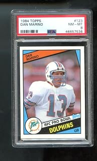 1984 Topps Dan Marino RC PSA 8 image