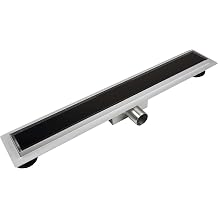 Banyo Zemini i in 700 mm Temperli Cam Panel, Lineer Du  Gideri, Tahliye Kanal