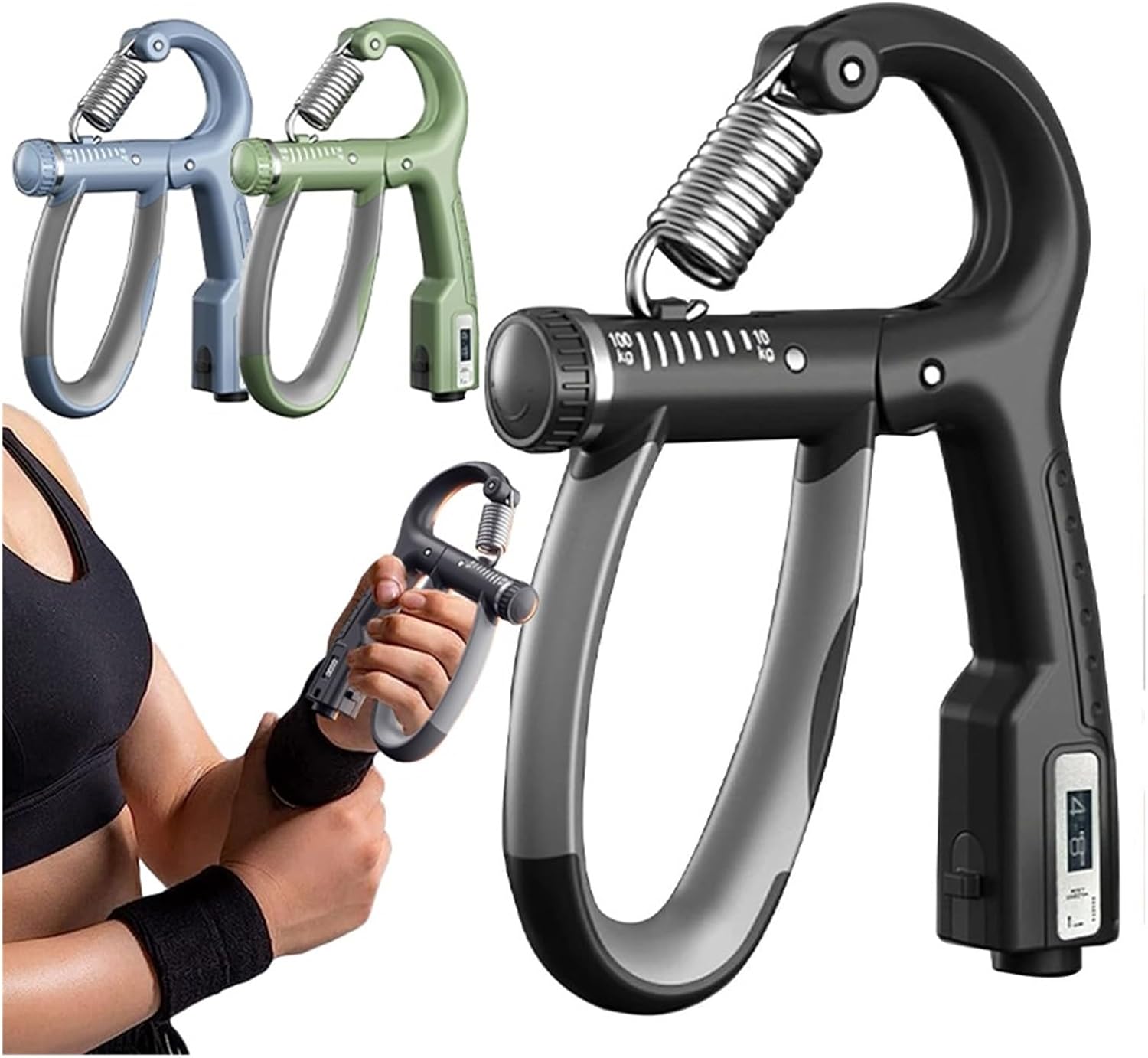 Adjustable Grip High-strength Thickened Spring Force Professional Arm Muscle Exercise Hand Wrist Strength Rehabilitation