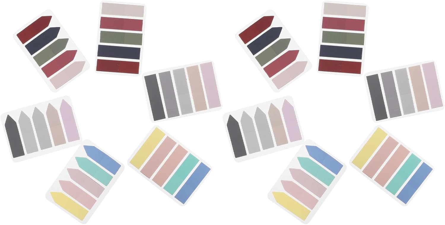 12pcs Marking Stickers Multi Function Memo Pads for Office and Home