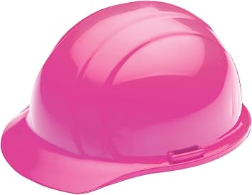 ERB 19369 Americana Cap Style Hard Hat with Mega Ratchet, Flourescent Pink by ERB Parallel Import