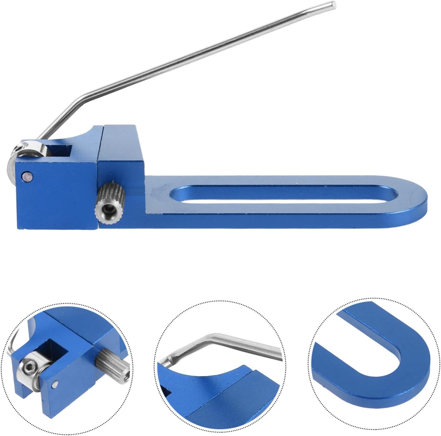 Adjustable Aluminum Alloy Arrow Rest for Recurve Compound Bows Blue Metal Archery Stand Target Shooting Accessories