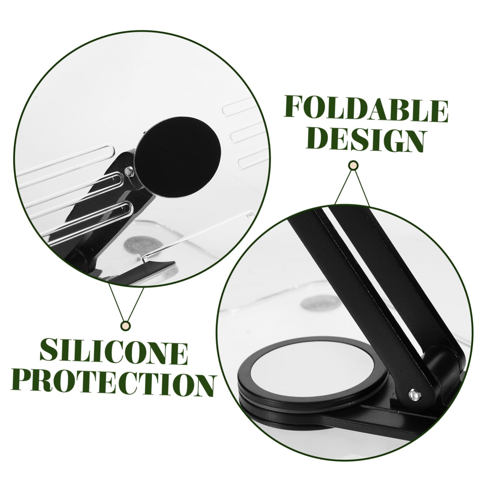 Regolabile per Tablet Stand Girevole per Scrivania Porta Tablet Antiscivolo per Giocare Guardare Video e Leggere