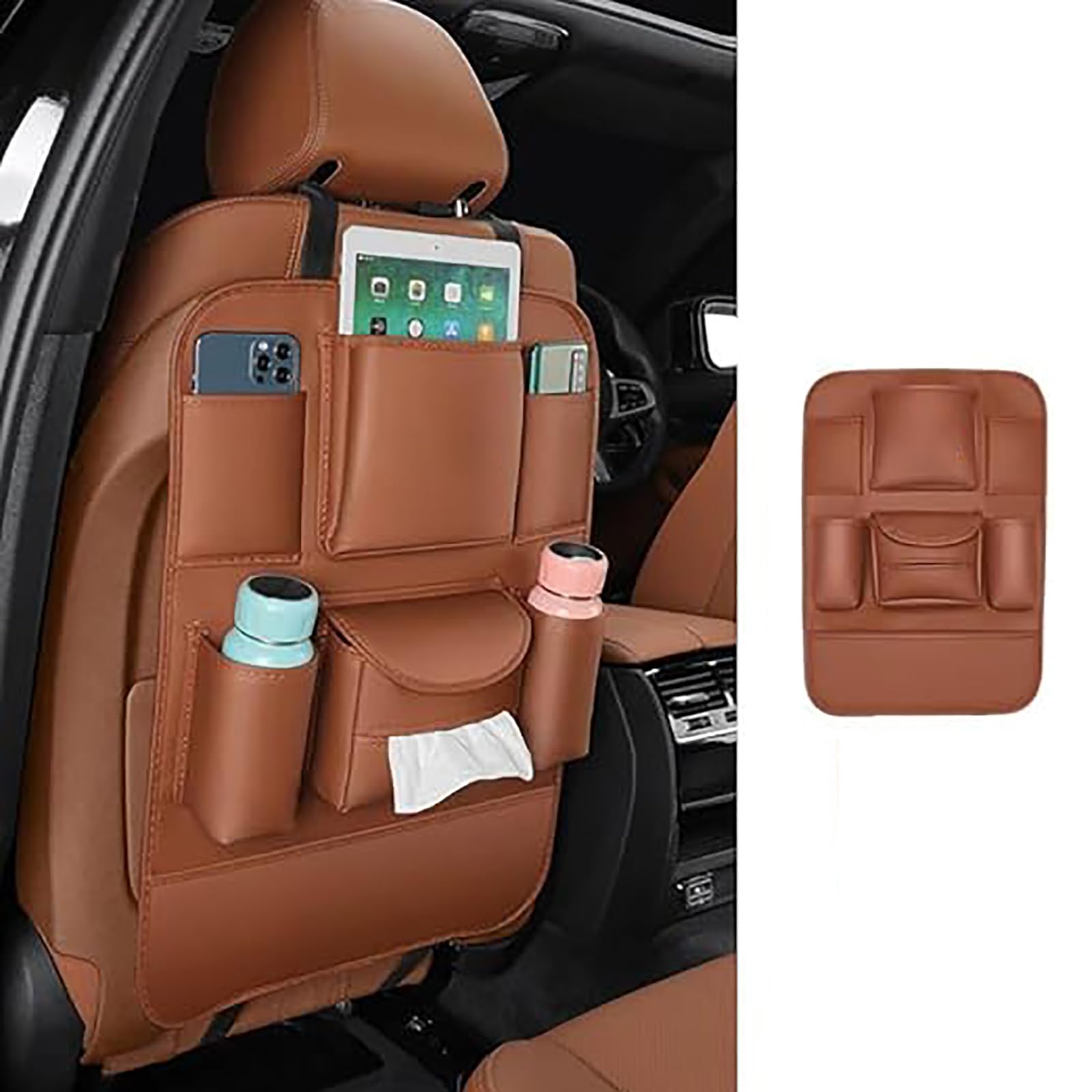 Protezione Per Schienale Auto Bambini Per Nissan Cefiro Cube Juke Livina March Maxima, Pelle Organizer Bambino per Sedile Copri Sedile per Seggiolino Impermeabile AntiGraffio Interni Accessorio