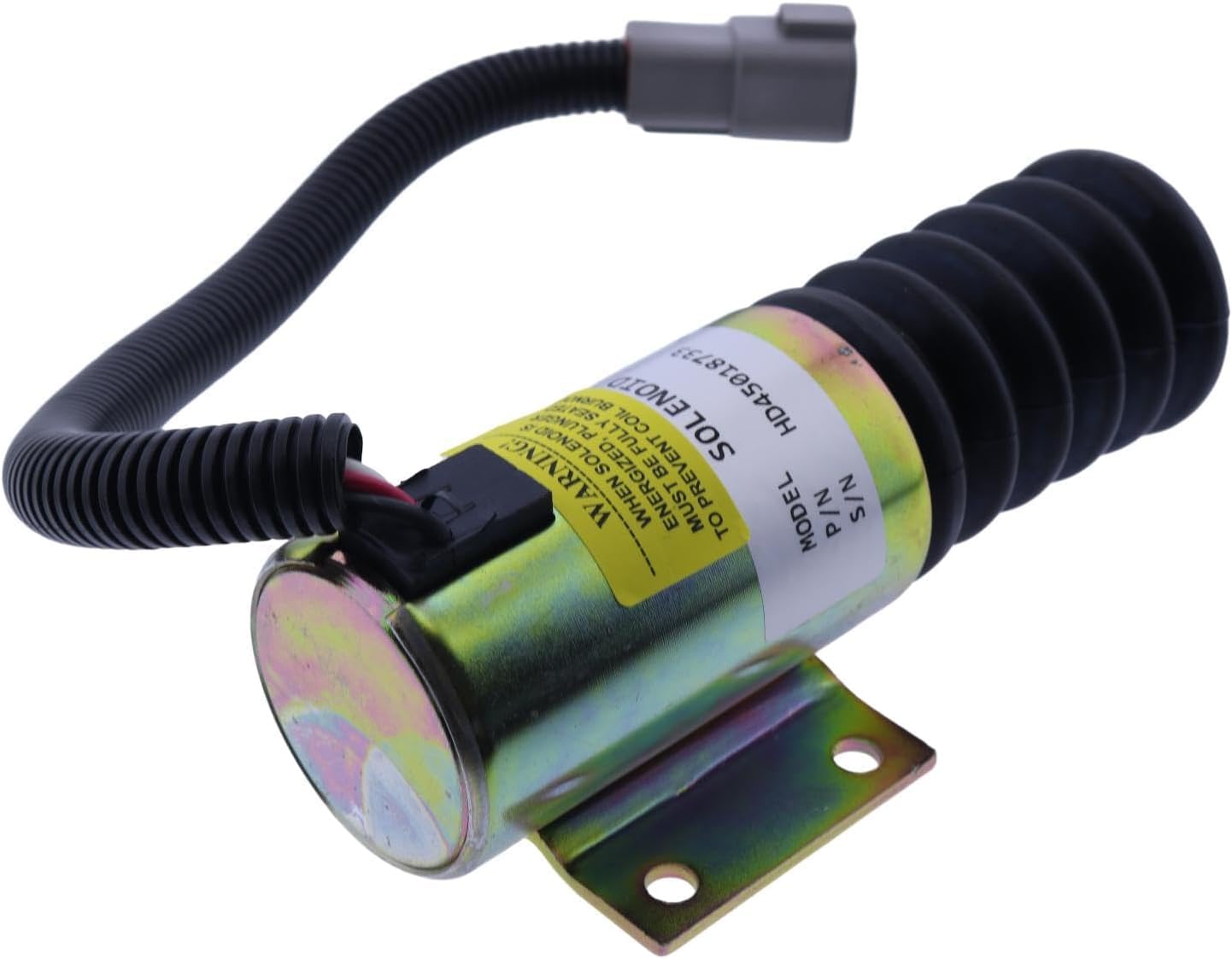 Demfec 12V 3 Terminals Pull Solenoid Compatible with Trombetta Engine Throttle Continuou Duty Replaces P613-A1V12 P613A1V12 101957 3740056 QR6887832