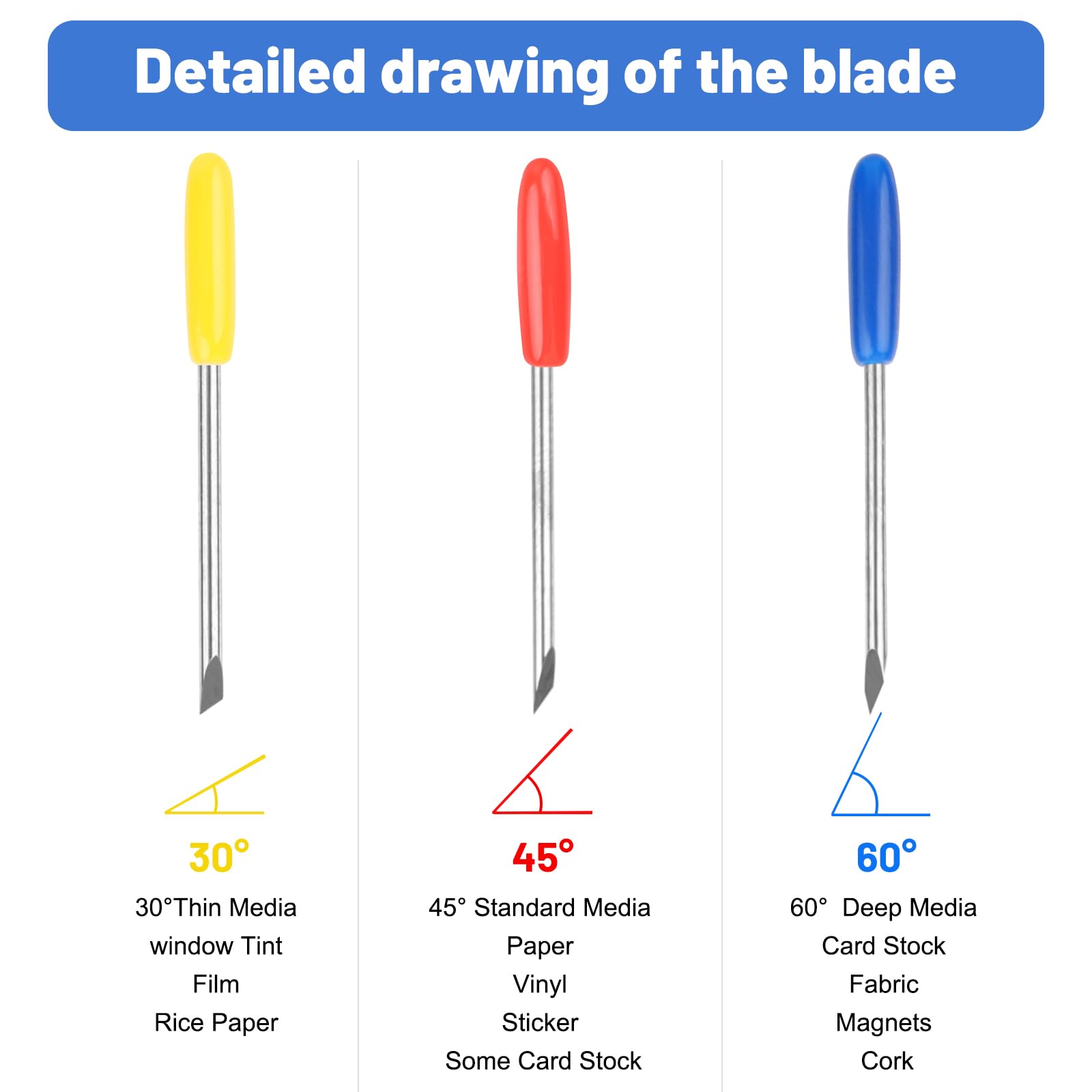 Portalama Per Plotter Graphtec CB09 + 15 Lame A 45° - Per Vinile, PVC E Materiali Adesivi - Foto 8