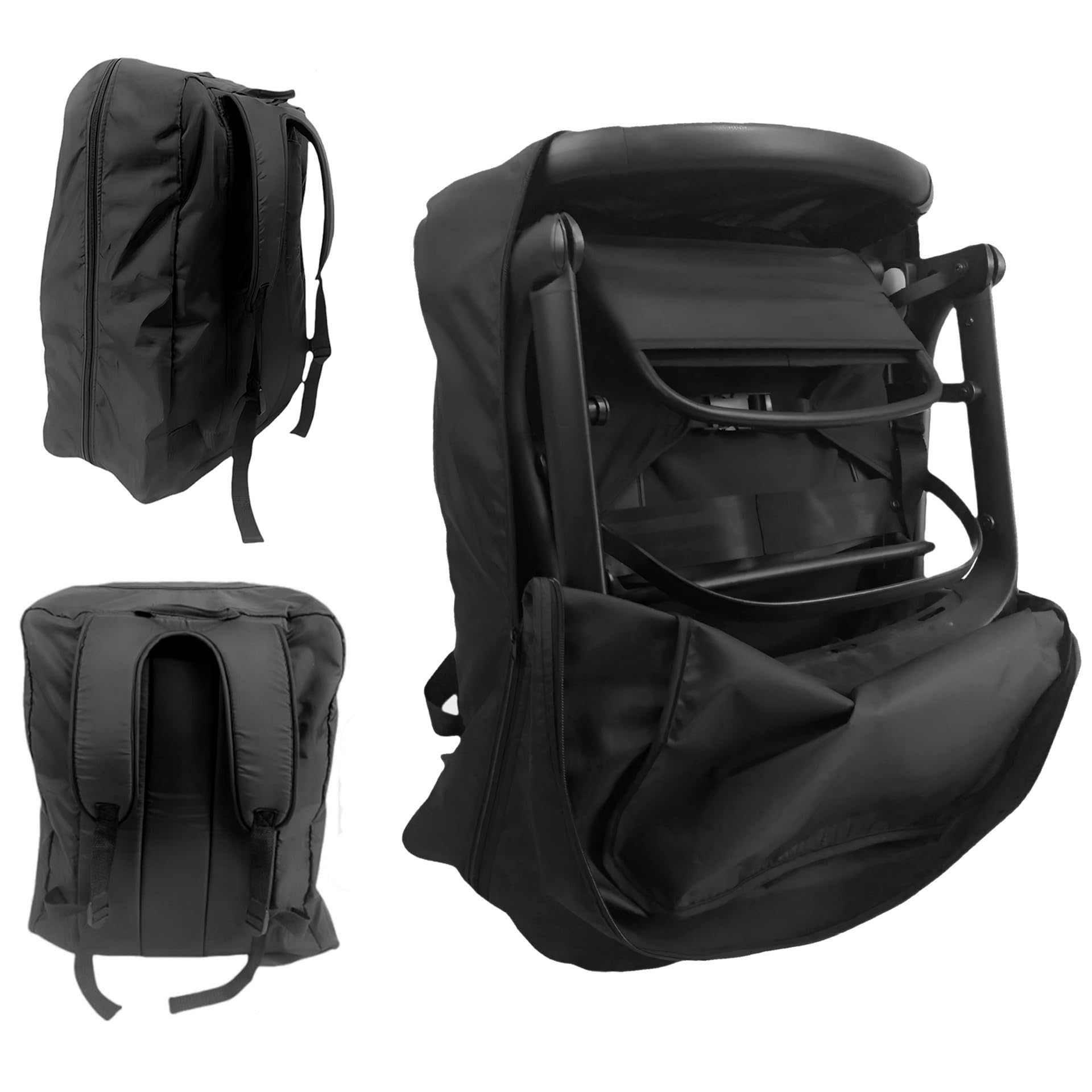 Sac à Dos de Transport Rembourré pour Poussette – Compatible avec Bugaboo Butterfly et Silver Cross Clic – Sac de Voyage pour Avion et Enregistrement Porte d'Embarquement