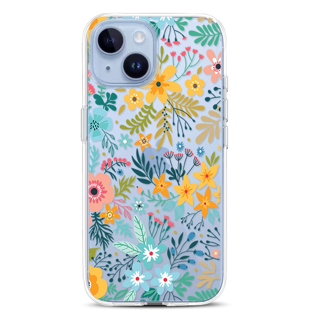 Coque iPhone 15 rigide anti-choc et fleurie finis les risques de rayures sur votre objectif - 8