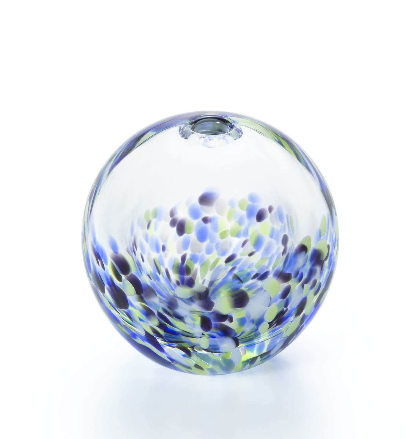 ADERIA Tsugaru Glass Fuukei Single Flower Vase, Evening Fireflies, Made in Japan, Gift Box, Flower Vase, Elegant, Glass, Flower Arrangement, Vase, Container, Flower, Dried Flowers, Gift, Women : Music