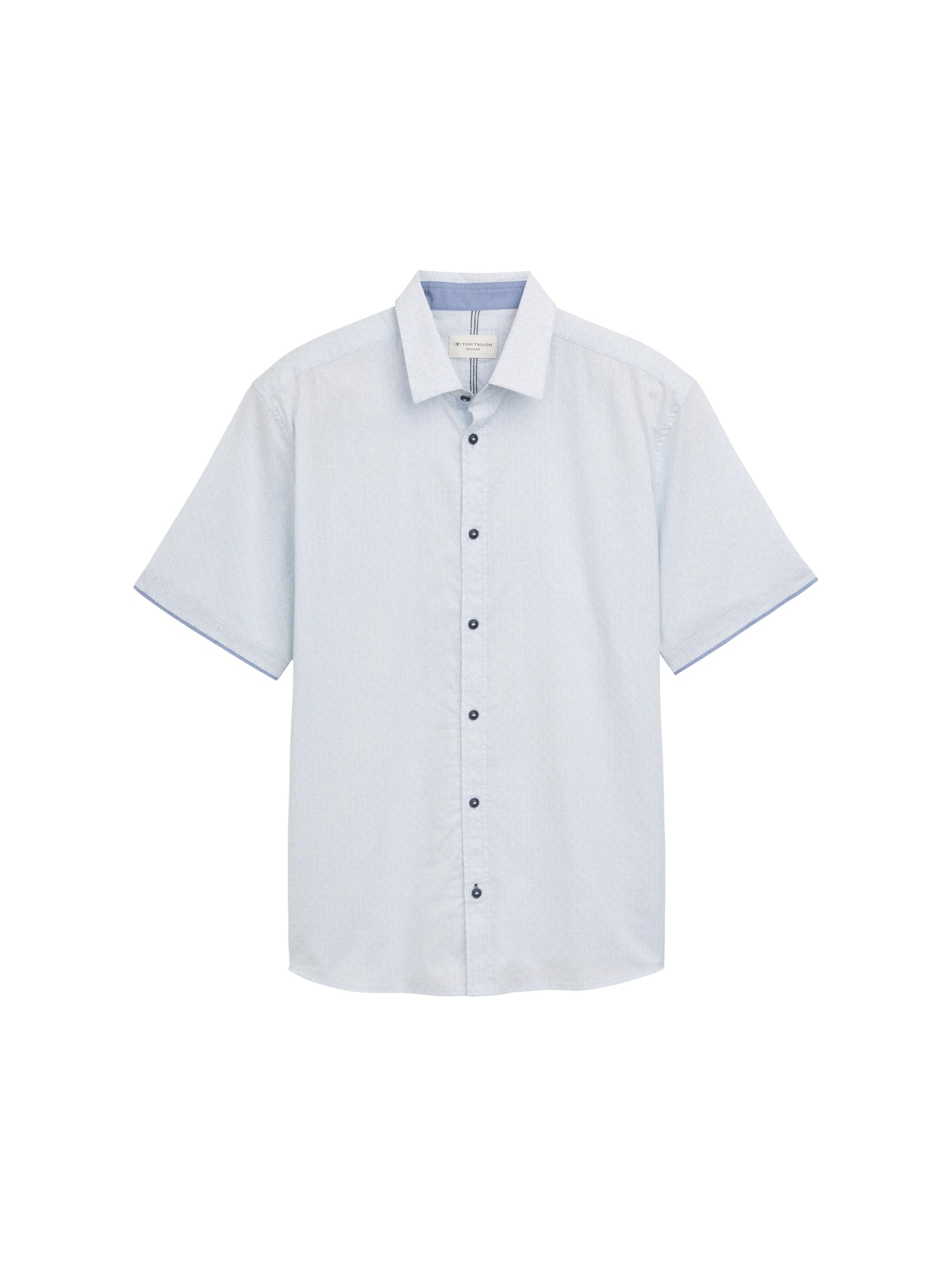 Tom Tailor Herren Kurzarmhemd mit Muster