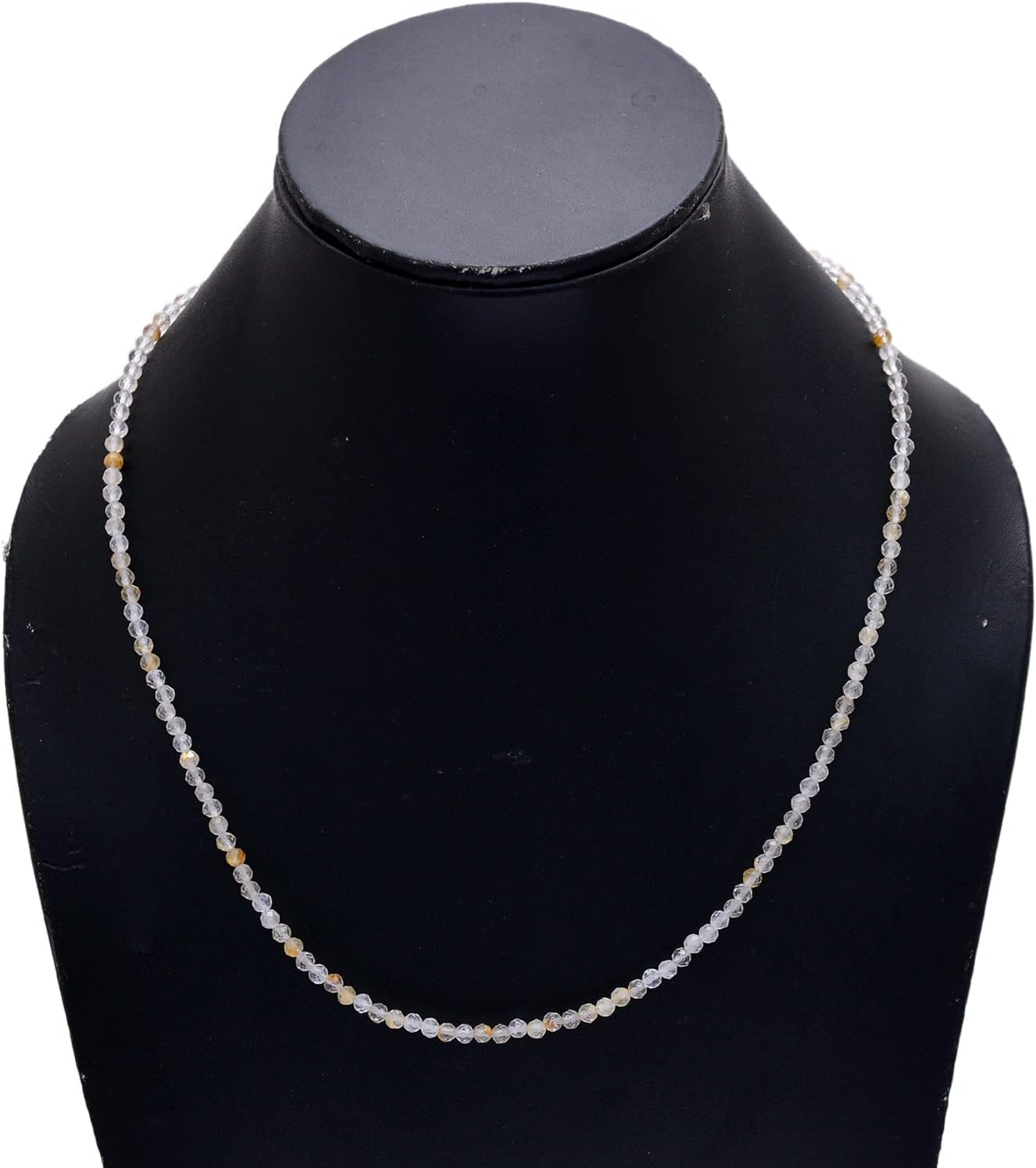 Minimalist Beaded Choker Necklace, Beach Necklace, Women's Simple Necklace, Beads Necklace For Her & Him, 16 Inches Long Micro Beads Necklace Jewelry, Gift For Mom Grandma Daughter by A&M Gems