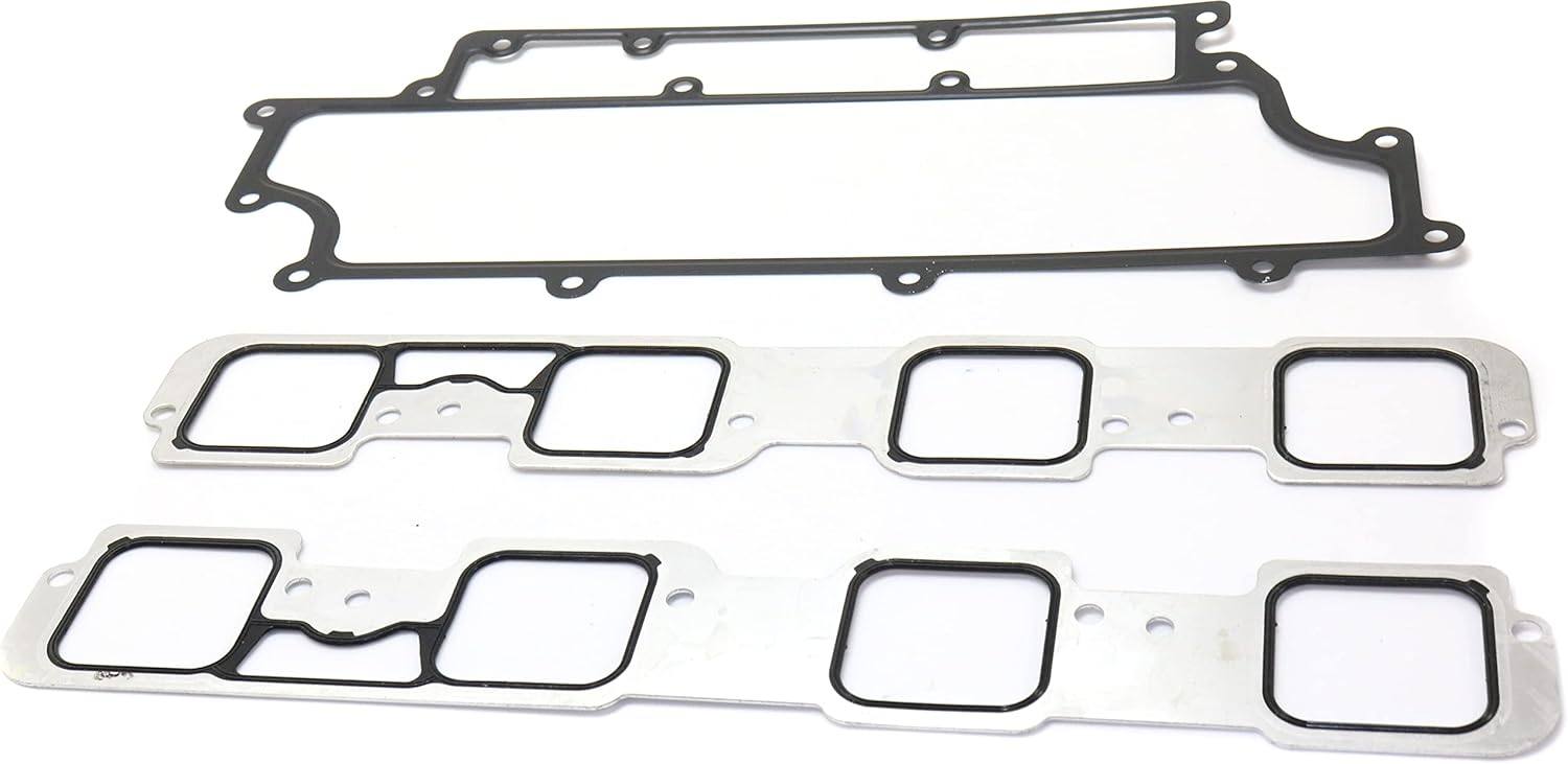 Garage-Pro Intake Manifold Gasket Compatible with Jeep Grand Cherokee 2006-2010, Dodge Challenger 2008-2010, Chrysler 300 2005-2010, Magnum 2006-2008 6.1L, Lower Set, Upper Set Includes