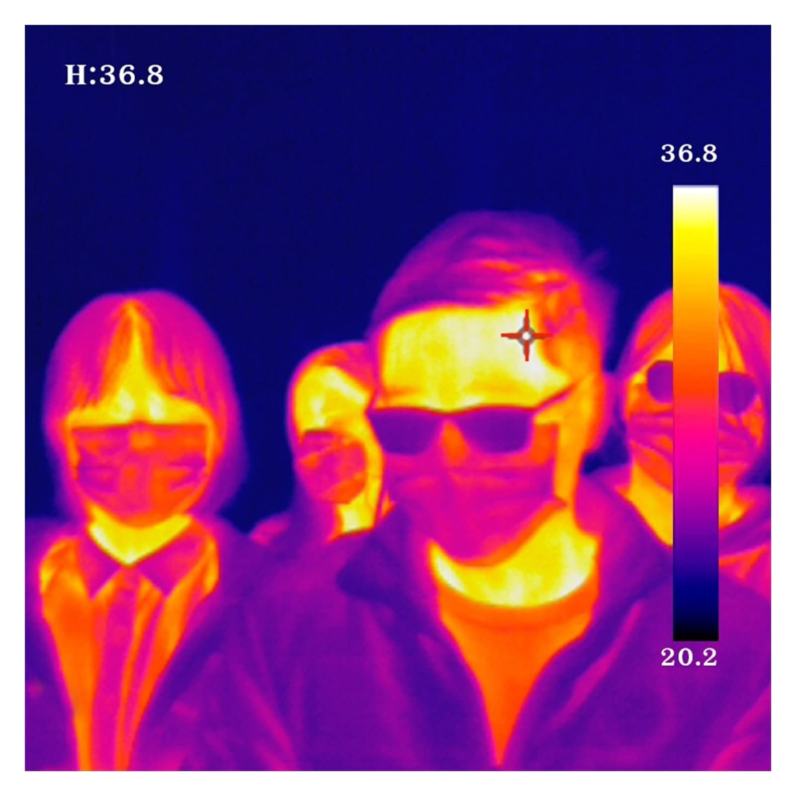 Imager termico a infrarossi, termometro, schermatura rapida della temperatura, non contatto con allarme ad alta temperatura con alta risoluzione(CEM870Y)