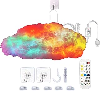 Créer une ambiance chaleureuse avec des luminaires DIY uniques Mxshc Lampes LED Nuages pour Plafond,Décoration d