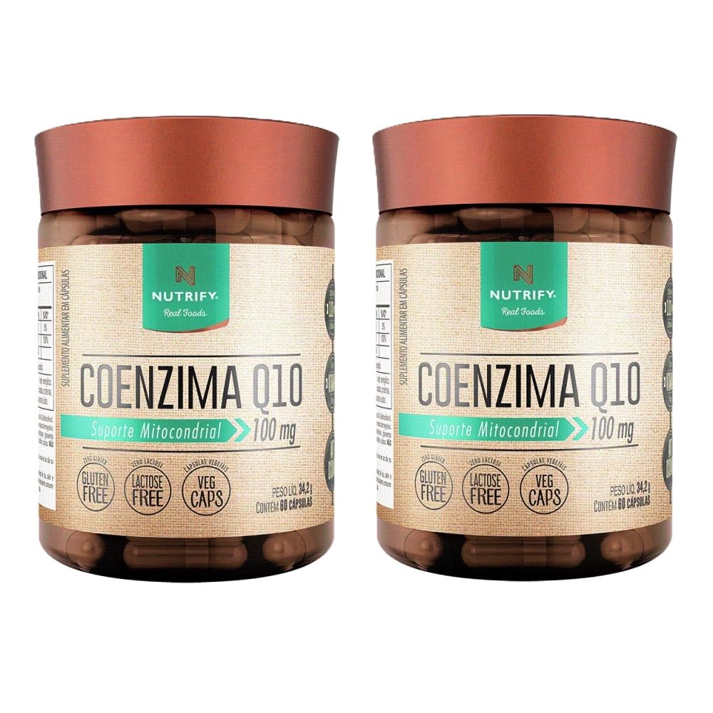 Kit 2 Coenzima Q10 + Vitamina E Nutrify 60 Cápsulas em promoção! Veja a oferta e mais achadinhos de Vitaminas & Suplementos 2 Hoje é o melhor dia para comprar Kit 2 Coenzima Q10 + Vitamina E Nutrify 60 Cápsulas com aquele preço maroto! Promoção! Aproveite a oferta! 2