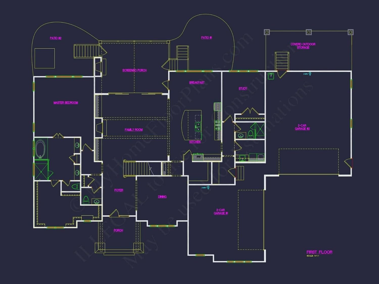 16-1581 HOUSE PLAN - Effortless Rustic Craftsman House Plan – Floor Designs & CAD